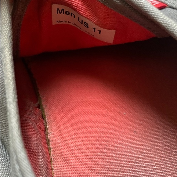 Vans Men's Gray and Red Sneakers - Picture 8 of 13